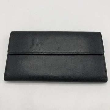CHANEL Coco Button Long Wallet Black