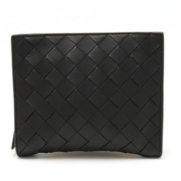 BOTTEGA VENETA Intrecciato Eco Bag Tote Foldable Leather Nylon Black Khaki 609873
