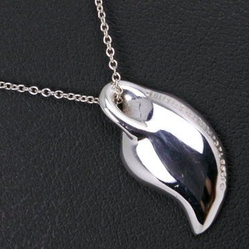 TIFFANY&Co.  Leaf Necklace Elsa Peretti Silver 925 Ladies