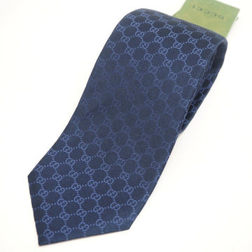 GUCCI/ GG pattern tie blue men's
