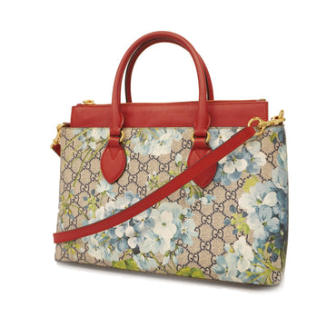 Gucci GG Blooms 2WAY Bag 546316 Women's Handbag,Shoulder Bag Beige,Red Color