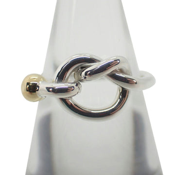 TIFFANY SV925 750 combination love knot ring No. 10