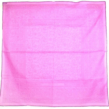 HERMES scarf CHASSE EN INDE cotton purple ladies e55877a