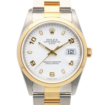 Rolex Date Oyster Perpetual Watch Stainless Steel 15203 Men's