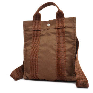 HERMESAuth  Her Line Ad PM Women's Canvas Backpack Brown