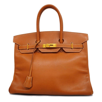 HERMES Handbag Birkin 35 〇Z Engraved Couchevel Gold Hardware Women's