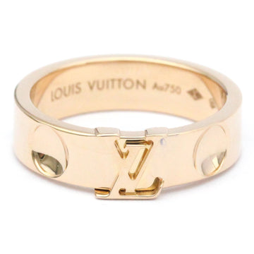Louis Vuitton Berg Damier Colors Ring No. 19 #19 M Size Silver Black M