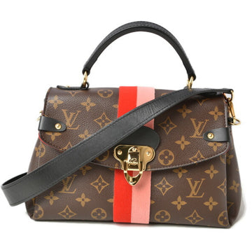 LOUIS VUITTON Handbag Shoulder Bag 2way  Monogram Georges BB Coquelicot Peche M43866