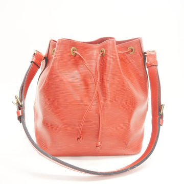 LOUIS VUITTON M44107 Petit Noe One Shoulder Bag Epi Red Ladies