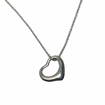 TIFFANY&CO necklace open heart Elsa Perutti silver 925 pendant ladies