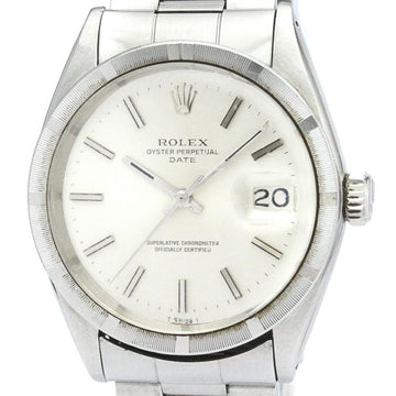 ROLEXVintage  Oyster Perpetual Date 1501 Steel Automatic Mens Watch BF563340