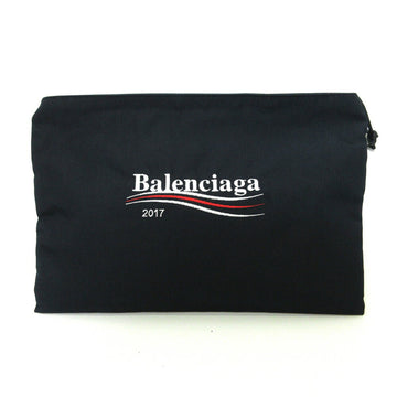 Balenciaga Clutch Bag Black Second Mark Men's Women's Nylon