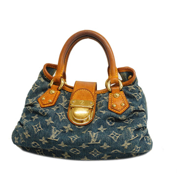 3ad3512]Auth Louis Vuitton 2WAY Bag Monogram Denim Speedy