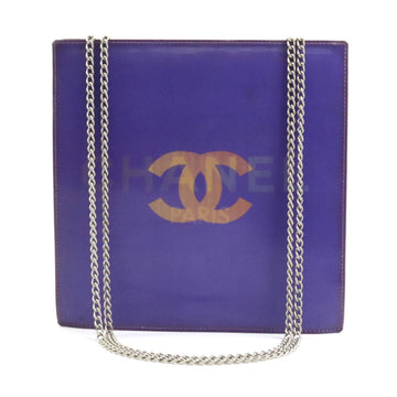 CHANEL Shoulder Bag Hologram PVC/Metal Purple/Silver Ladies