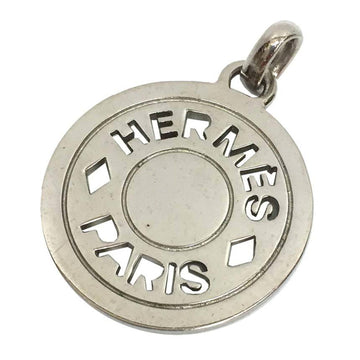 Hermes serie pendant top silver color