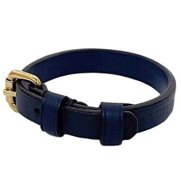 LOUIS VUITTON Bracelet Navy Gold Leather GP C132  Maison fondee en 1854 Belt Women's LV Fashion