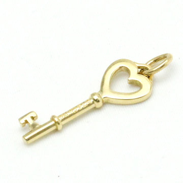 TIFFANY Heart Key Yellow Gold [18K] No Stone Men,Women Fashion Pendant Necklace [Gold]