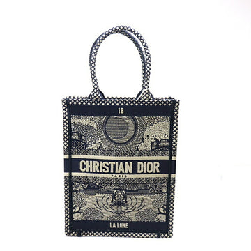 Christian Dior Dior DIOR Book Tote Vertical Navy M1272ZWBA_941U LA LUNE Tarot Canvas Embroidery CHRISTIAN Handbag