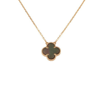 VAN CLEEF & ARPELS Vintage Alhambra K18PG Pink Gold Necklace