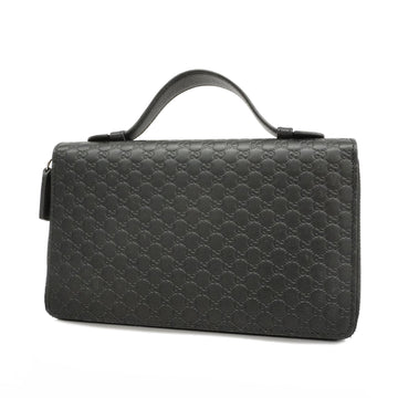 Gucci MicroGuccissima Bi-fold Long Wallet 449246 Men's Leather Clutch Bag