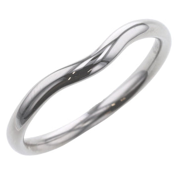 TIFFANY ring curved band width about 2mm platinum PT950 No. 19 men's &Co.