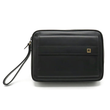 DUNHILL Confidential Clutch Bag Second Leather Black