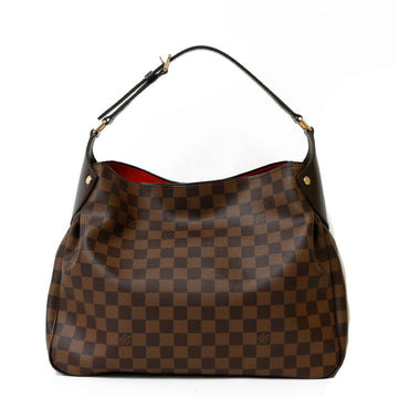 Louis Vuitton Regia Damier Shoulder Bag Brown Ladies