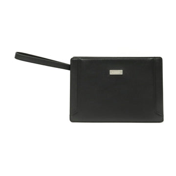 Leather black for Burberry second bag clutch men