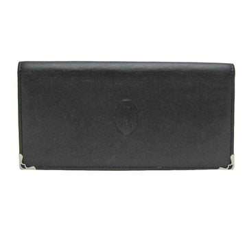 CARTIER Must L3001363 Men's Leather Long Wallet [bi-fold] Black