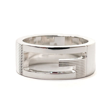 GUCCI Branded Cutout G Ring/Ring Silver 925  Women's