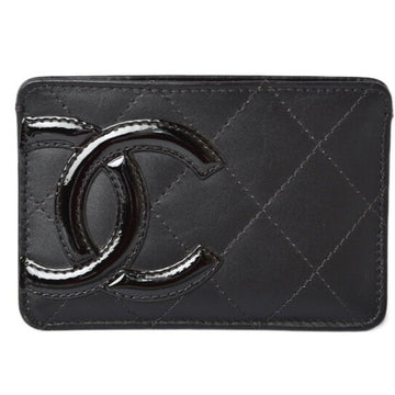 Chanel Card Case / Business Holder CHANEL Cambon Line Leather Black