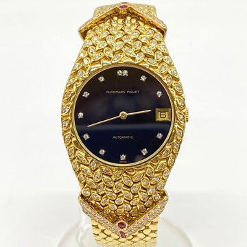 AUDEMARS PIGUET K18 Diamond Watch Approx. 18.5cm 169g Gold 750 After Men's