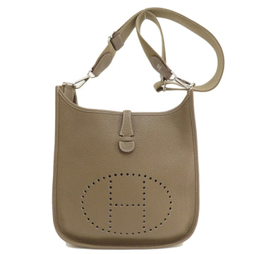 Hermes Evelyn Serie PM Etoupe Shoulder Bag Epson Women's