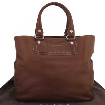 Celine Bag Boogie Brown Leather Handbag Tote Ladies