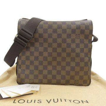Louis Vuitton Damier Naviglio Shoulder Bag Ebene N45255