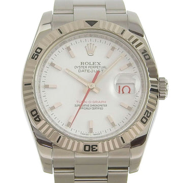 Rolex tanograph D number men's self-winding watch white dial 116264