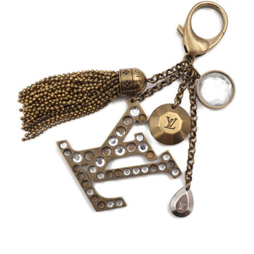 LOUIS VUITTON bijou sack calypse key holder M65724 metal rhinestone vintage gold LV logo
