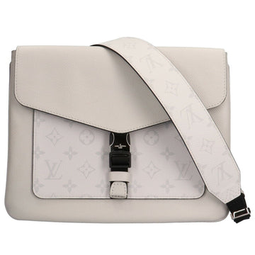 Louis Vuitton flap tiegarama shoulder bag monogram canvas white unisex
