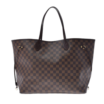 Louis Vuitton Damier Neverfull GM Brown N51106 Unisex Canvas Tote Bag