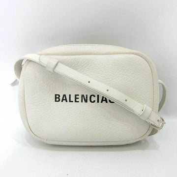 BALENCIAGA Bag Everyday Camera XS White Mini Shoulder Pochette Ladies Calf Leather