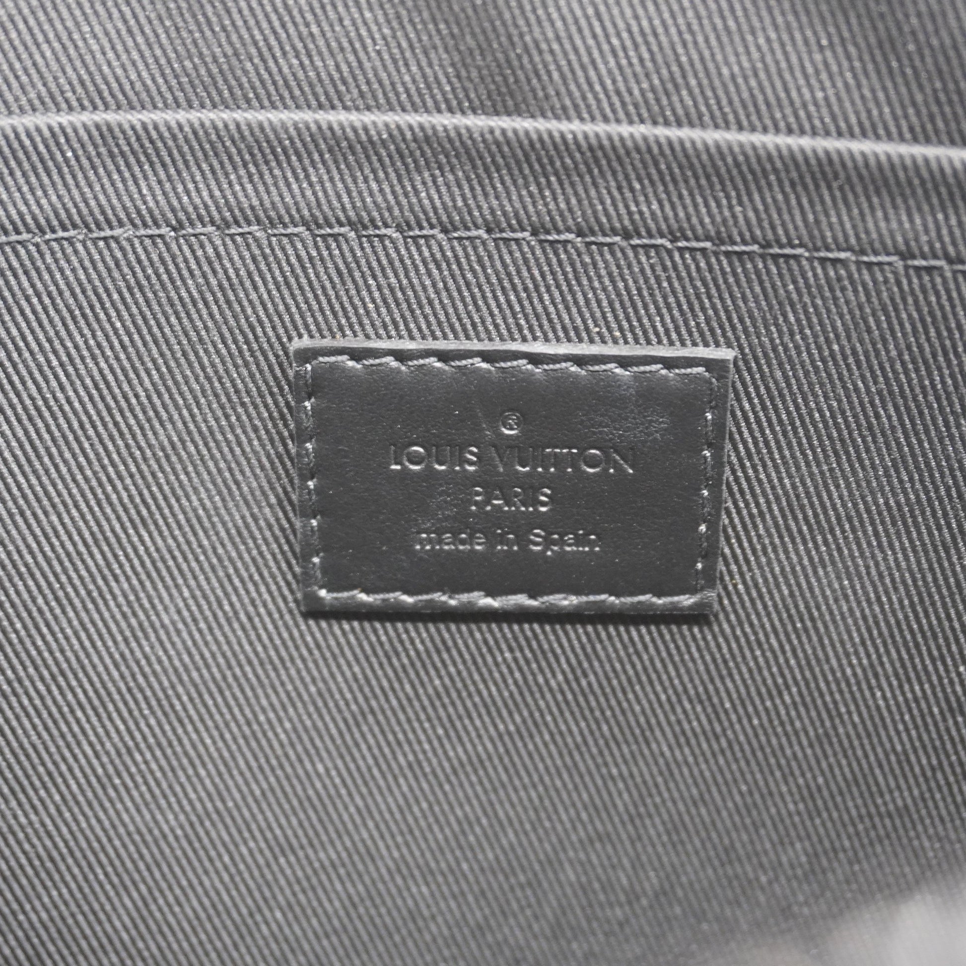 LV x YK Pochette Clé Monogram Eclipse - Men - Small Leather Goods