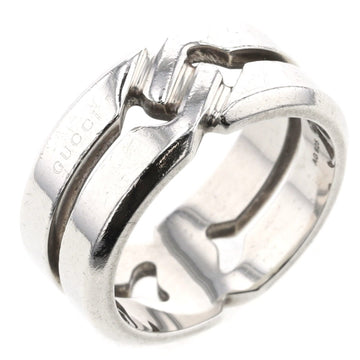 Gucci ring knot width about 10mm silver 925 No. 22 men's GUCCI