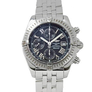 BREITLING Chronomat Evolution A13356 Chronograph Men's Watch Date Black Dial Automatic