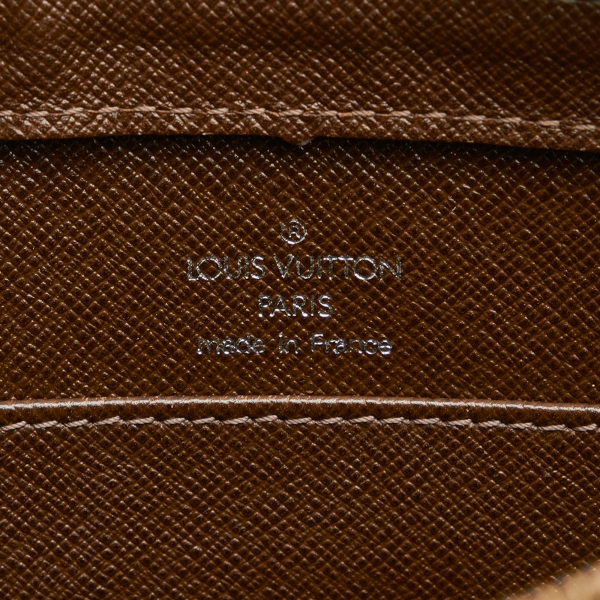 Louis Vuitton Taiga Baikal Second Bag Clutch M30188 Grizzly Brown Leather  Women's LOUIS VUITTON