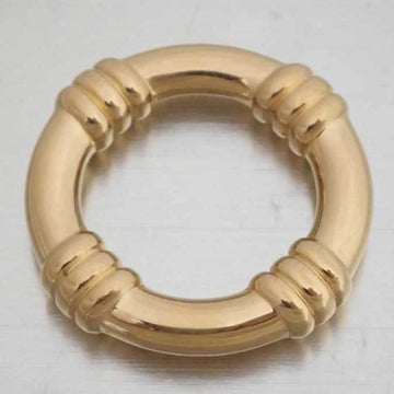 HERMES Scarf Ring Gold Pin Charm Women's Men's