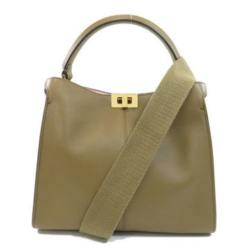 Fendi Peek-A-Boo X-Light Medium Handbag Leather Women's FENDI