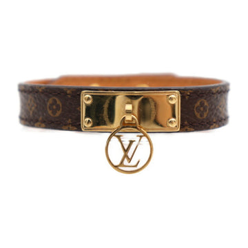 Louis Vuitton Logomania Bracelet Brown Monogram. Size 17