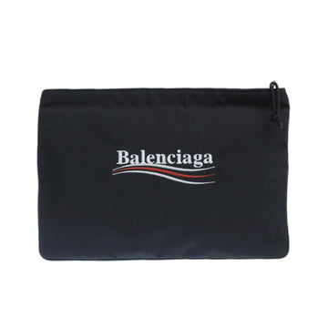 BALENCIAGA canvas clutch bag second black