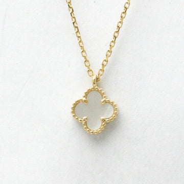 VAN CLEEF & ARPELS Sweet Alhambra VCARF69100 Yellow Gold [18K] Shell Women,Men Fashion Pendant Necklace [Gold]