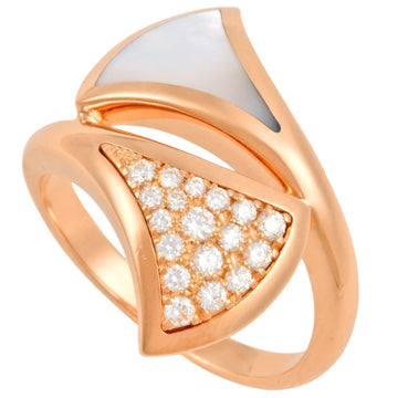 BVLGARIBulgari  Diva Dream Ring Diamond Mother of Pearl No. 12.5 K18PG AN857123